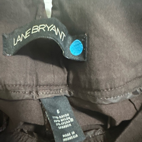 Lane Bryant Right Fit (Blue Circle) Brown or Black Slacks Size 4 & 5 (20 or 22) - Picture 4 of 12